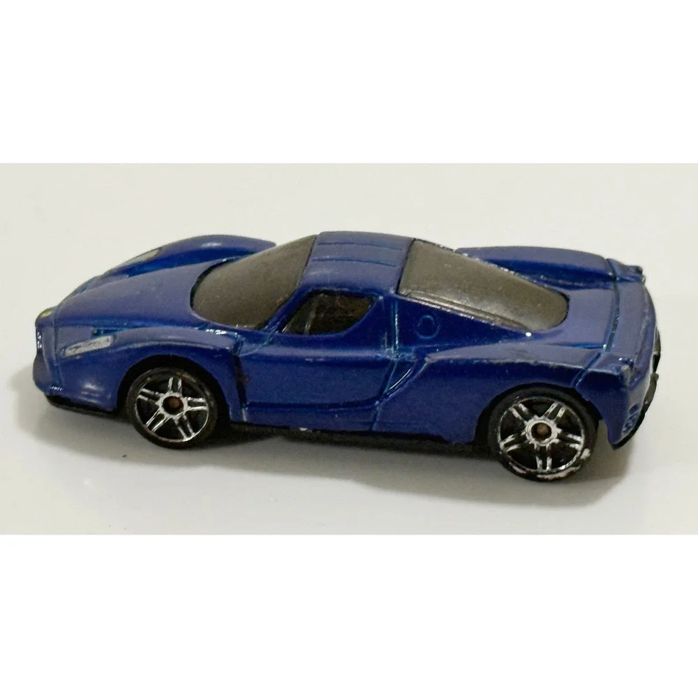 Hot Wheels Enzo Ferrari Kids 1:64 Blue Diecast Toy Car 2002 Mattel